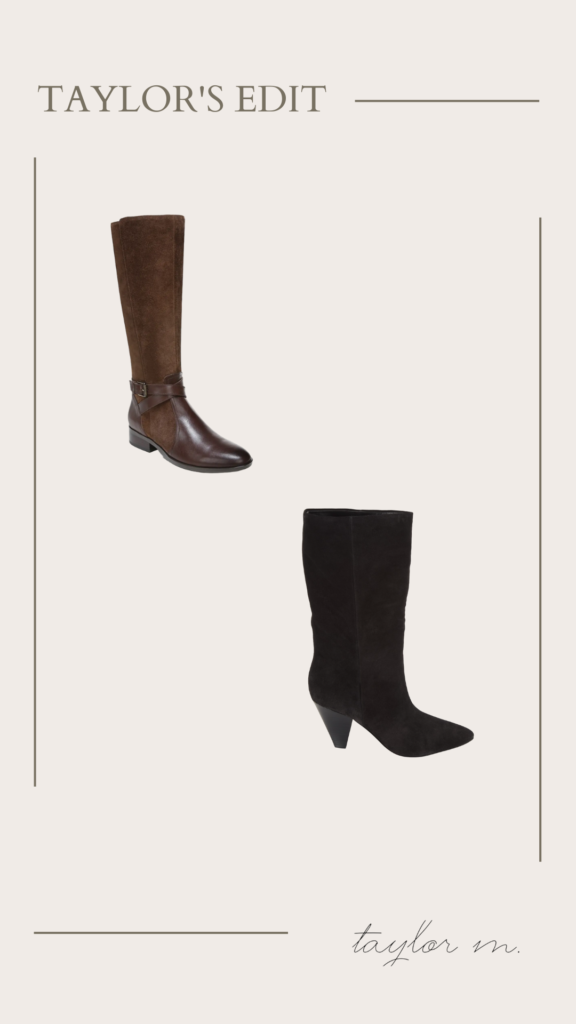 classic riding boots and slouchy boot trends